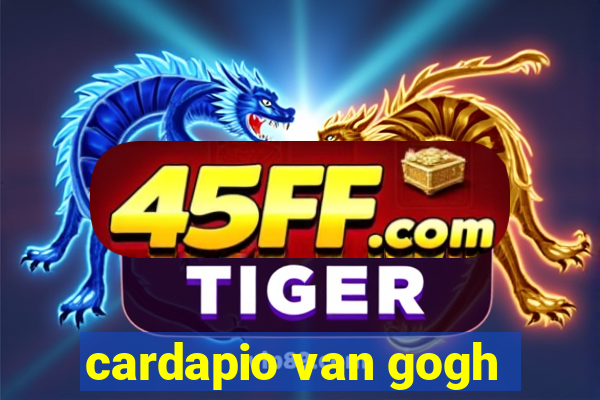 cardapio van gogh